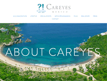 Tablet Screenshot of careyes.com